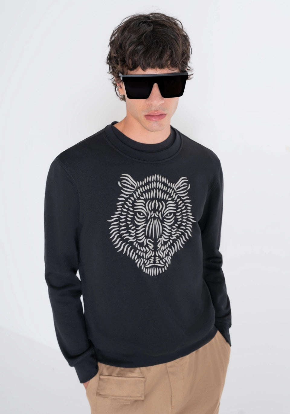 ANTONY MORATO FELPA TIGER GIROCOLLO 01041