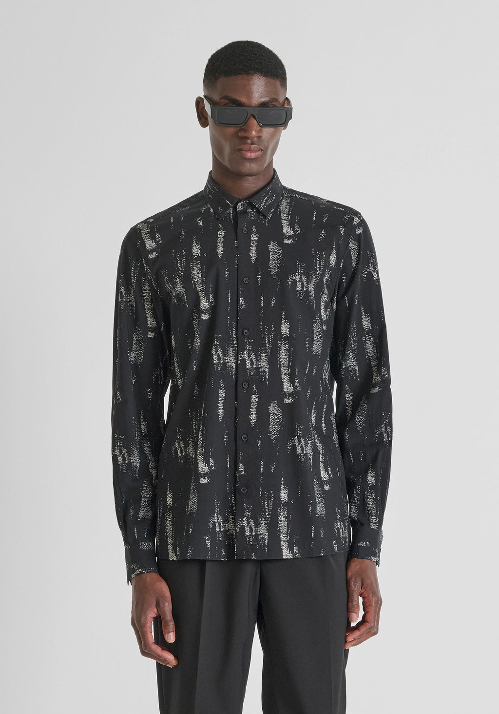 ANTONY MORATO CAMICIA REGULAR STAMPATA VISCOSA E COTONE 2500614