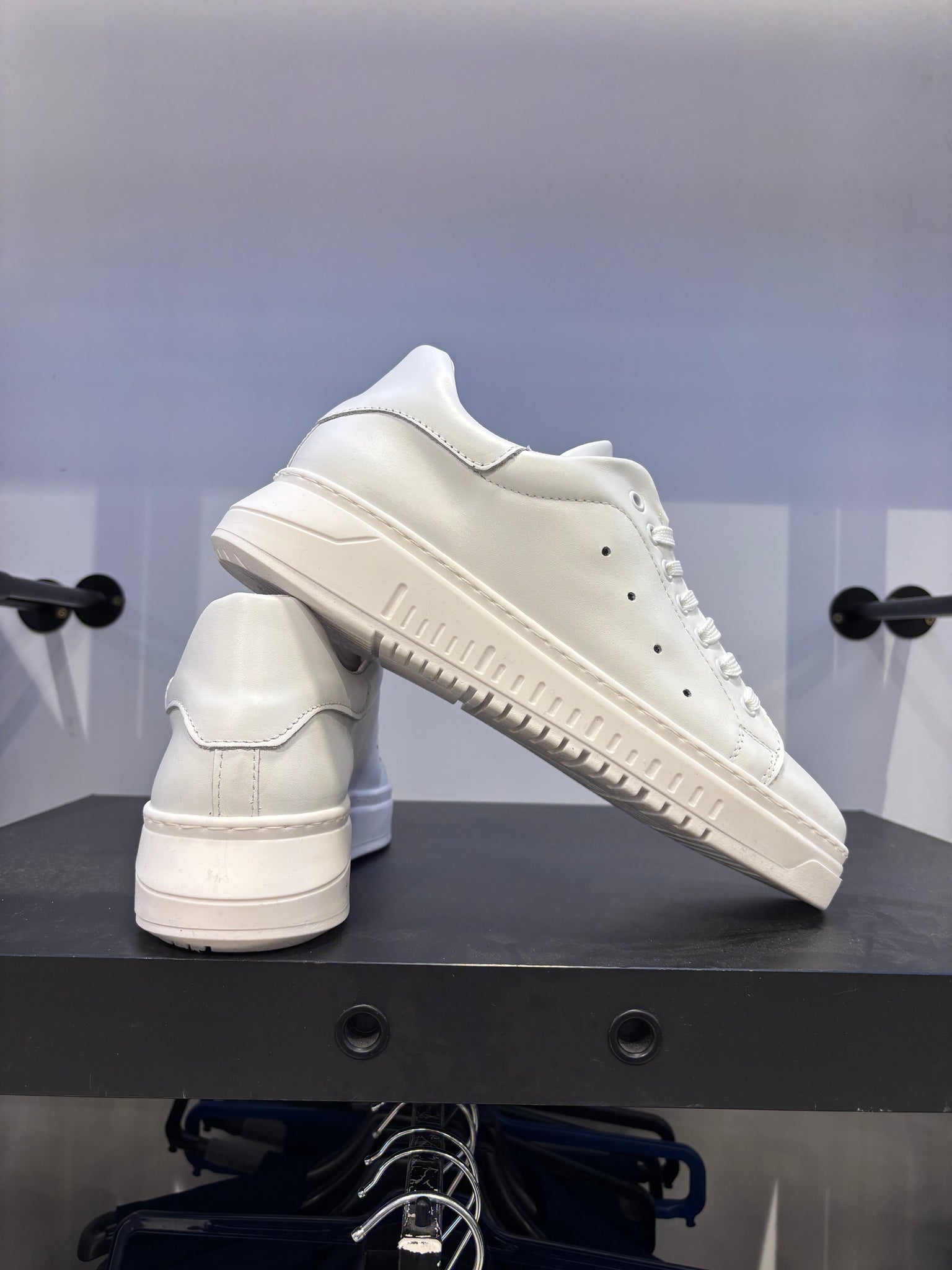 SNEAKERS PELLE FONDO ARMY TOTAL WHITE