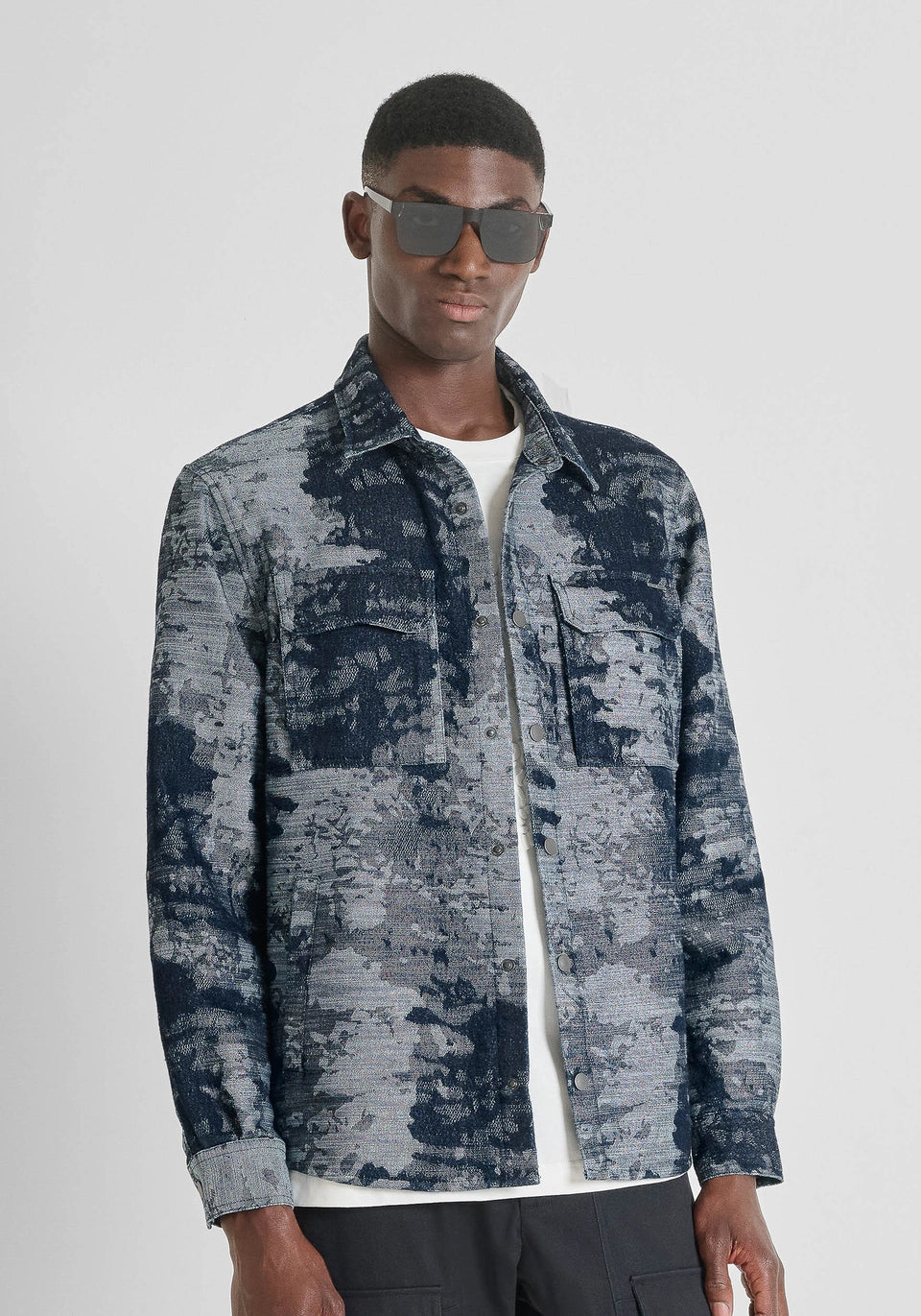 ANTONY MORATO GIACCA-CAMICIA DENIM CAMO 2500761