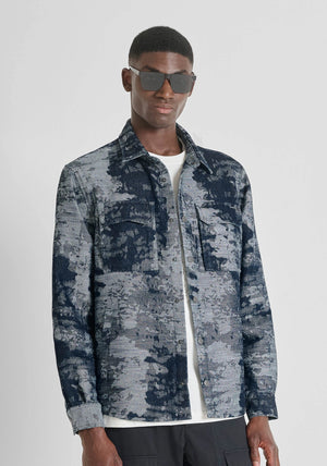 ANTONY MORATO GIACCA-CAMICIA DENIM CAMO 2500761