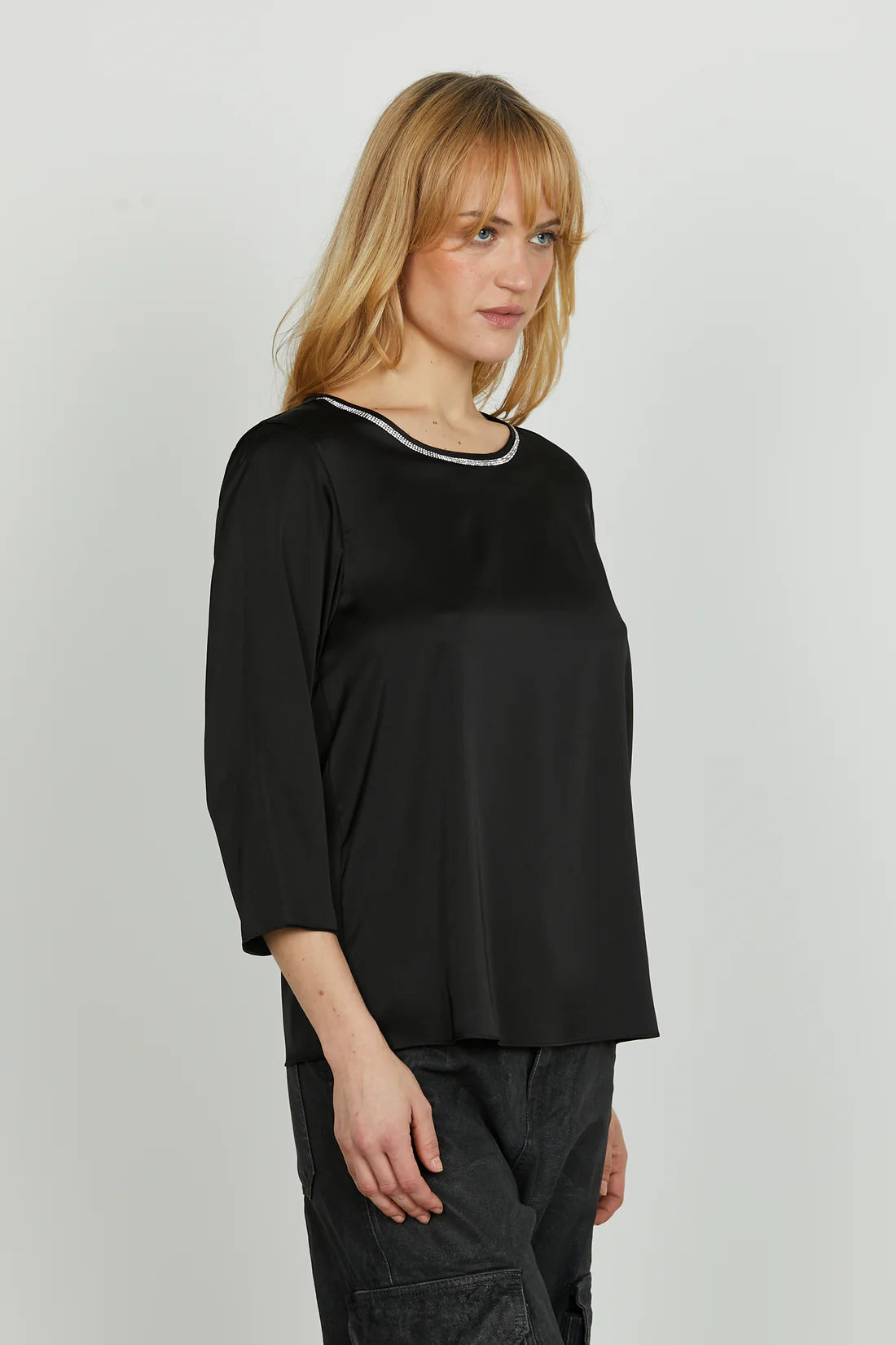 RELISH BLUSA FUI MANICA 3/4 STRASS