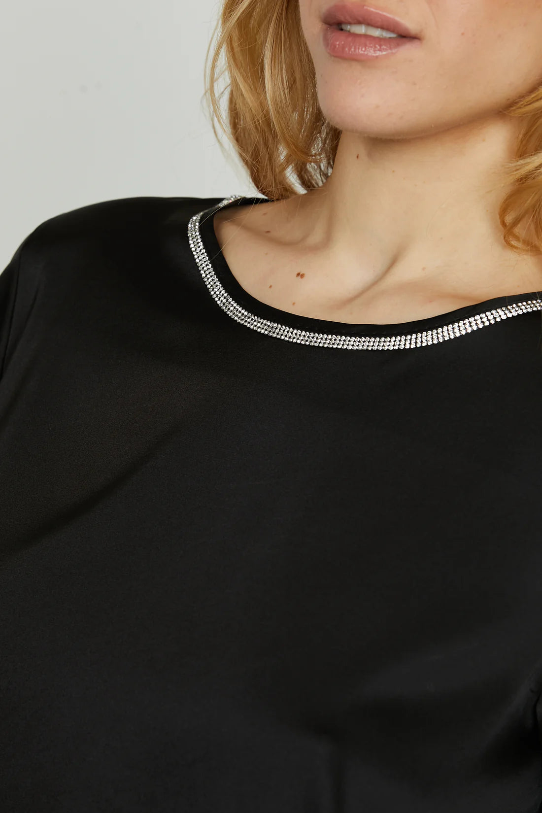 RELISH BLUSA FUI MANICA 3/4 STRASS