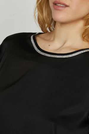 RELISH BLUSA FUI MANICA 3/4 STRASS