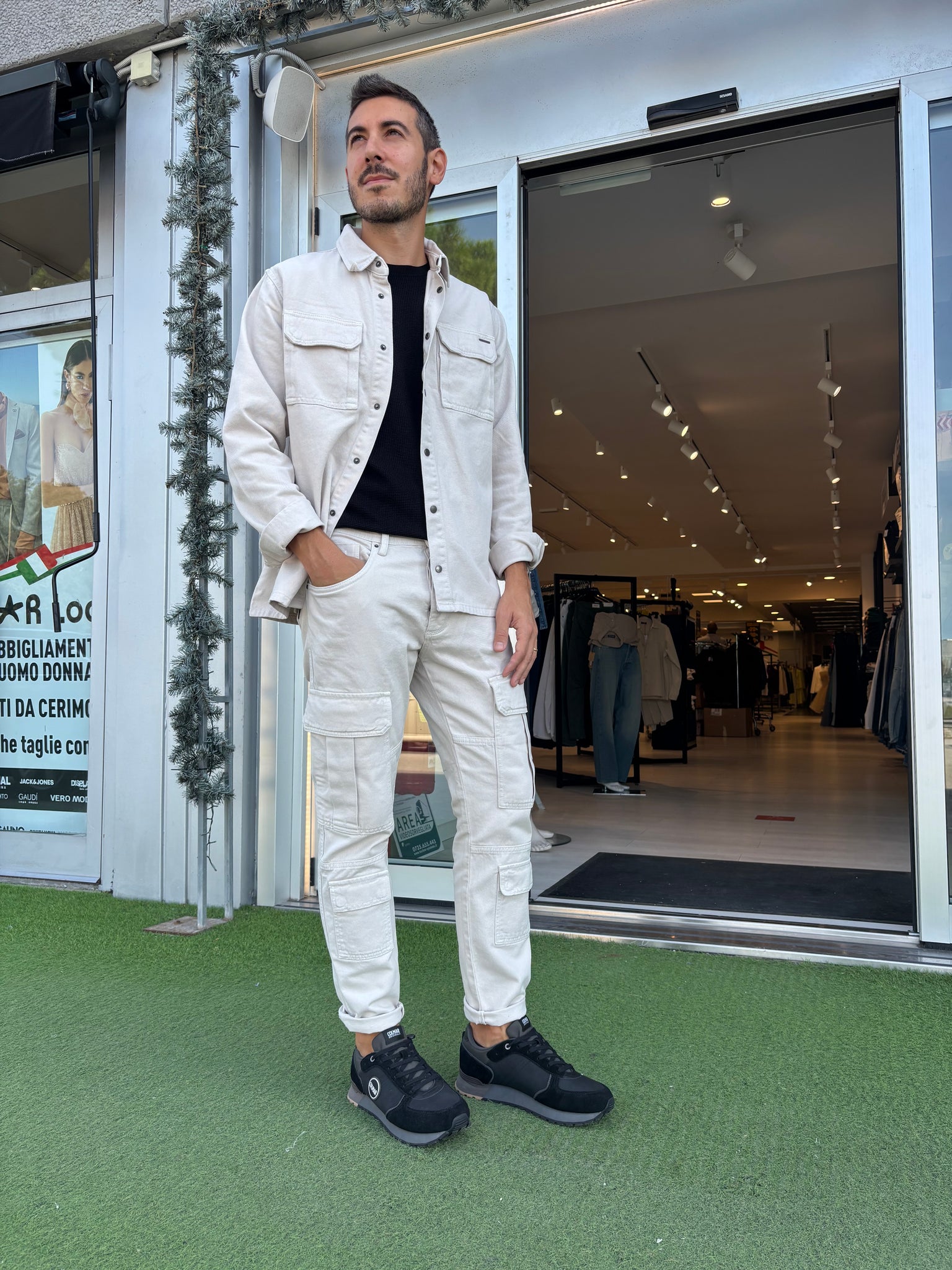 ANTONY MORATO GIACCA-CAMICIA DENIM GESSO 2500763