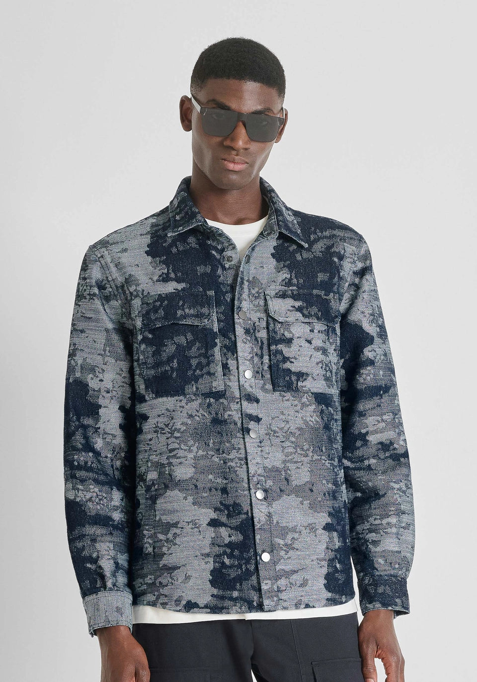 ANTONY MORATO GIACCA-CAMICIA DENIM CAMO 2500761