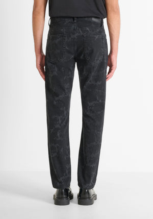 ANTONY MORATO JEANS STRAIGHT FIT IN DENIM NERO LAVORATO 2500284