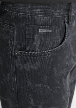 ANTONY MORATO JEANS STRAIGHT FIT IN DENIM NERO LAVORATO 2500284