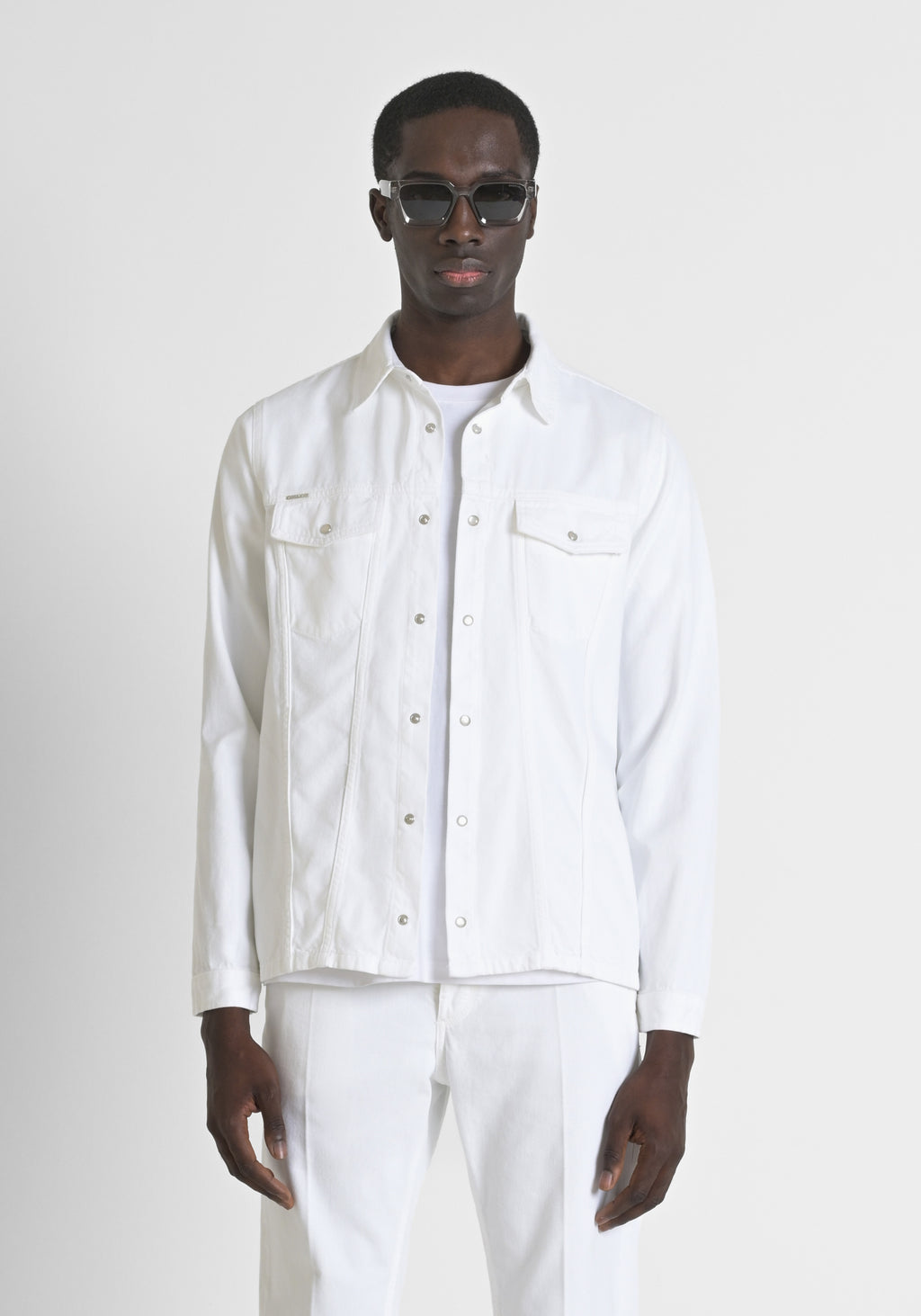 ANTONY MORATO CAMICIA REGULAR FIT IN DENIM TINTA UNITA 00738