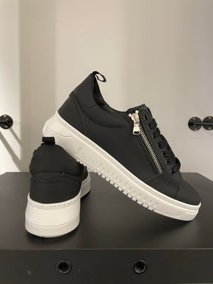SNEAKERS VERA PELLE CERNIERA